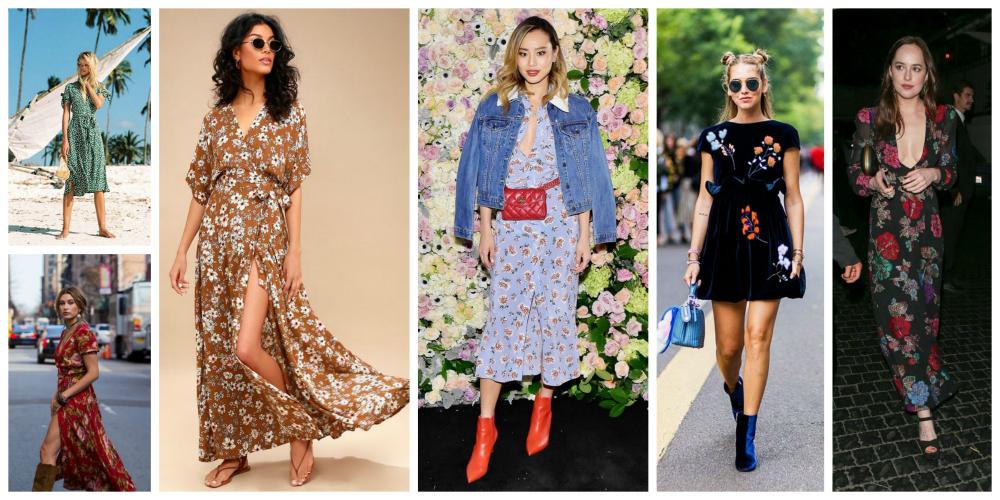 TENDENCIA EN FLORES: 5 LOOKS PARA LUCIRLA EN ESTA PRIMAVERA