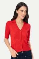 Cardigan Manga Corta Pauli