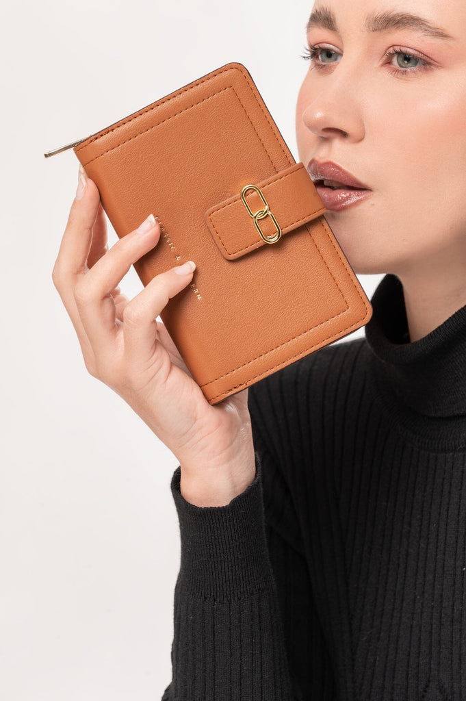 Billetera Elaine Mediana BILLETERAS MOIXX Camel 