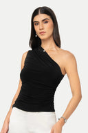 Polo One Shoulder Janne POLOS MOIXX Negro S 