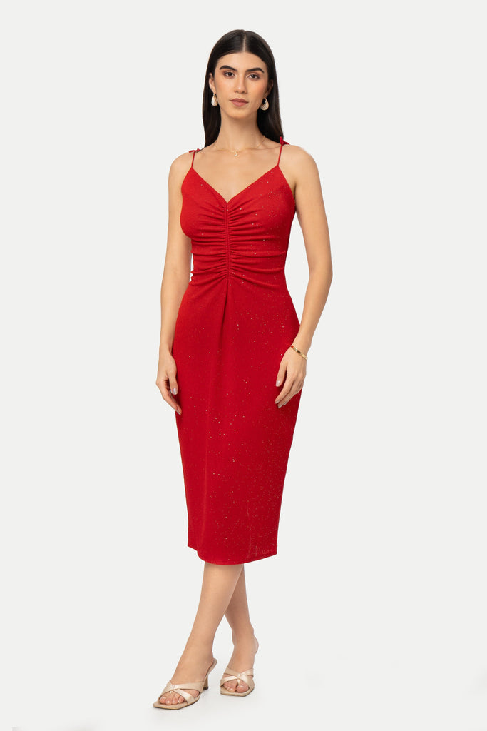 Midi Vestido Ayana VESTIDOS MOIXX Rojo S 