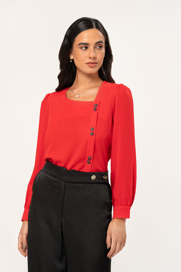 Blusa Estambul BLUSAS 🇵🇪 Moixx Peru Rojo S 