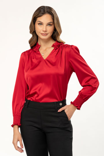 Blusa Karime BLUSAS MOIXX Rojo oscuro S 