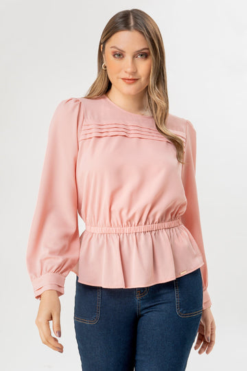Blusa Manga Larga Luzmila BLUSAS MOIXX Rosado S 