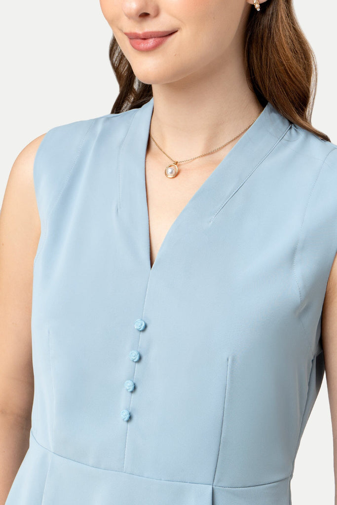 Blusa Peplum Manga Cero Atenea BLUSAS MOIXX 