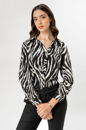 Camisa Escote V Suzu CAMISAS MOIXX Negro S 