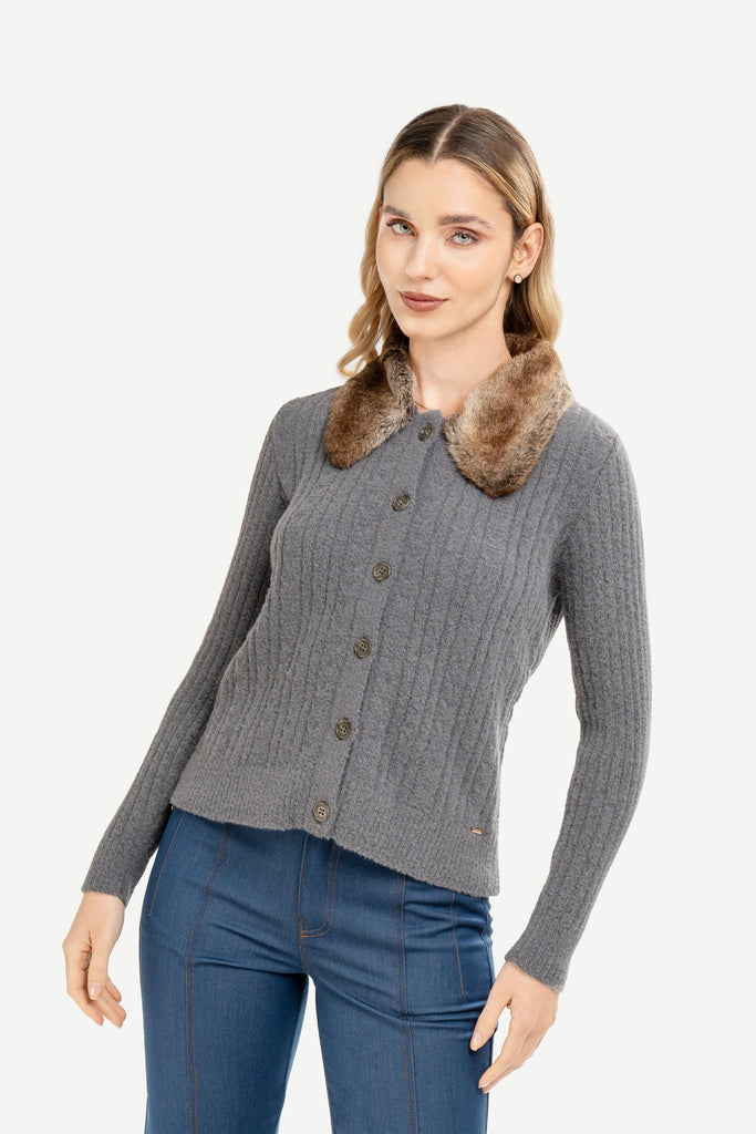 Cardigan Betty CARDIGANS MOIXX Gris S 