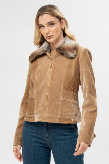 Casaca Regular Fit Suemi CASACAS MOIXX Beige S 