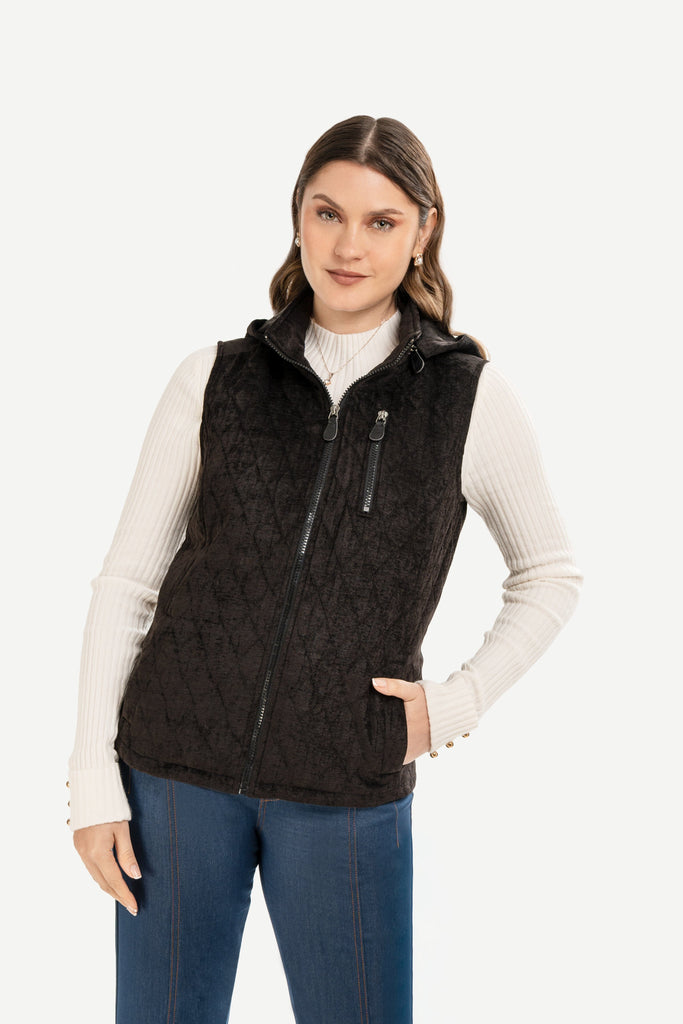 Chaleco Puffer Fit Magie CHALECOS MOIXX Negro S 