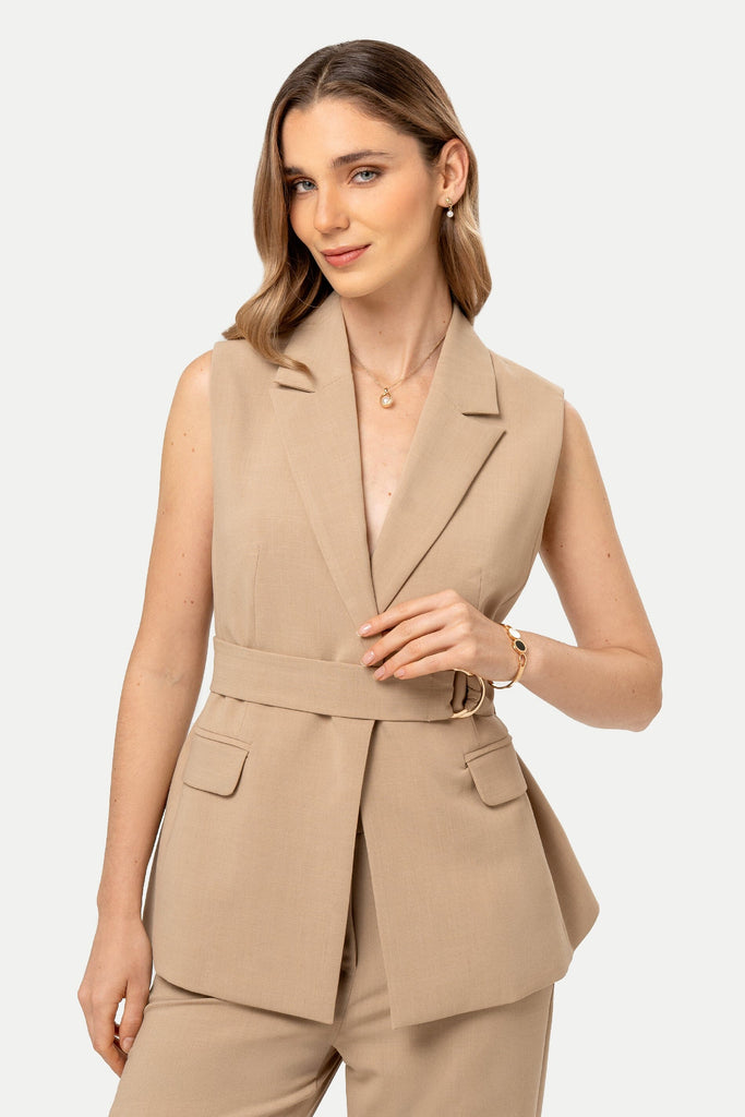 Chaleco Sastre Ferija CHALECOS MOIXX Beige S 