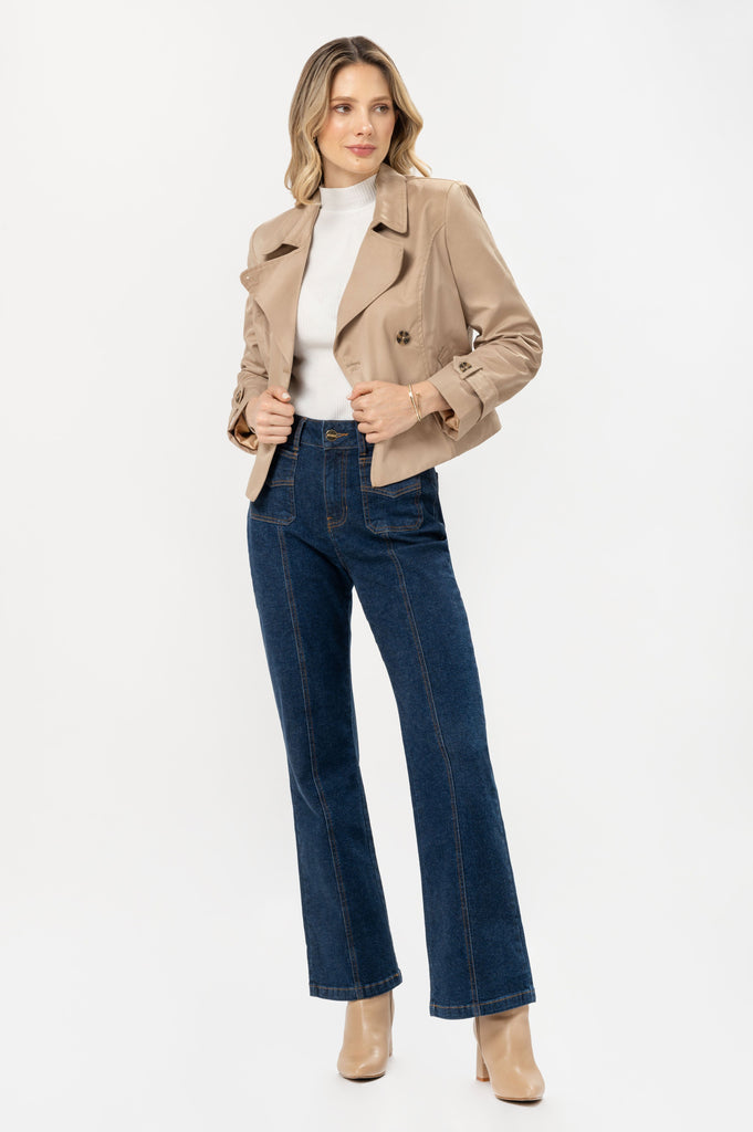 Gabardina Cropped Fit Maes ABRIGOS MOIXX 