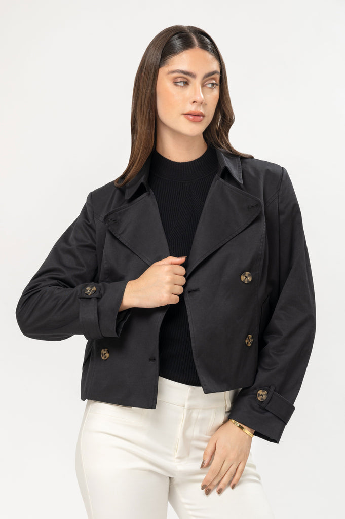 Gabardina Cropped Fit Maes ABRIGOS MOIXX 