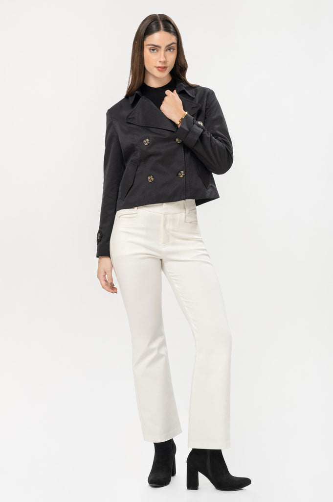 Gabardina Cropped Fit Maes ABRIGOS MOIXX 