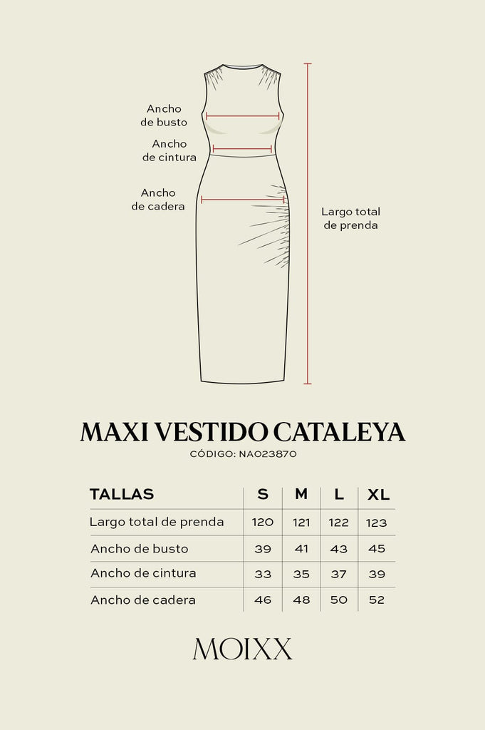 Maxi Vestido Cataleya VESTIDOS MOIXX 