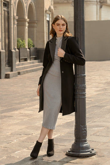 Midi Abrigo Stella ABRIGOS MOIXX Negro S 