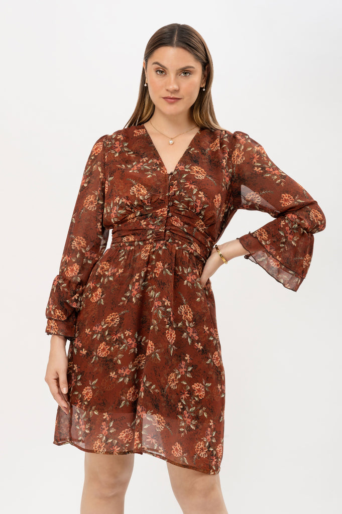 Midi Vestido Dali VESTIDOS MOIXX Ocre S 