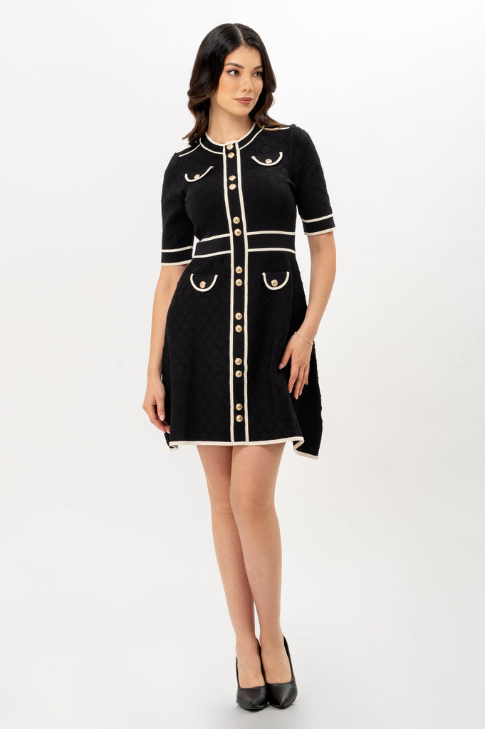 Midi Vestido Juliette VESTIDOS MOIXX Negro S 