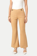 Pantalon Flare Fit Elif PANTALONES MOIXX Beige S 