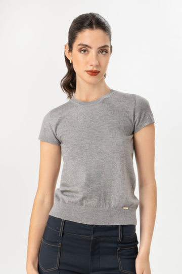 Polo Crewneck Fit Summy POLOS MOIXX Gris S 