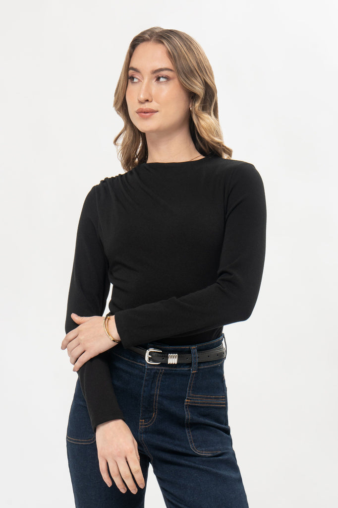 Polo Manga Larga Kimy POLOS MOIXX Negro S 