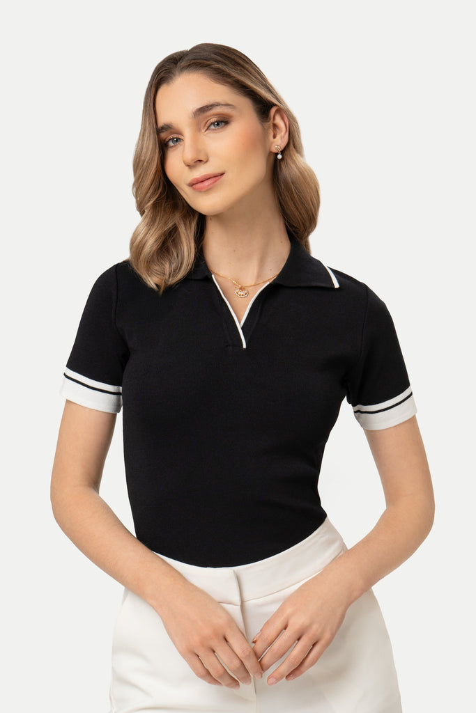 Polo Tejido Camisero Cammi POLOS MOIXX Negro S 