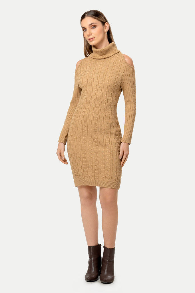 Vestido Cuello Tortuga Melinda VESTIDOS MOIXX 