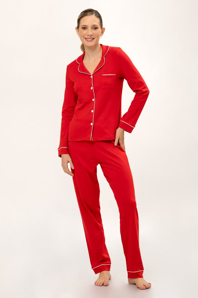 Pijama Set Alondra PIJAMAS SUEN Rojo S 