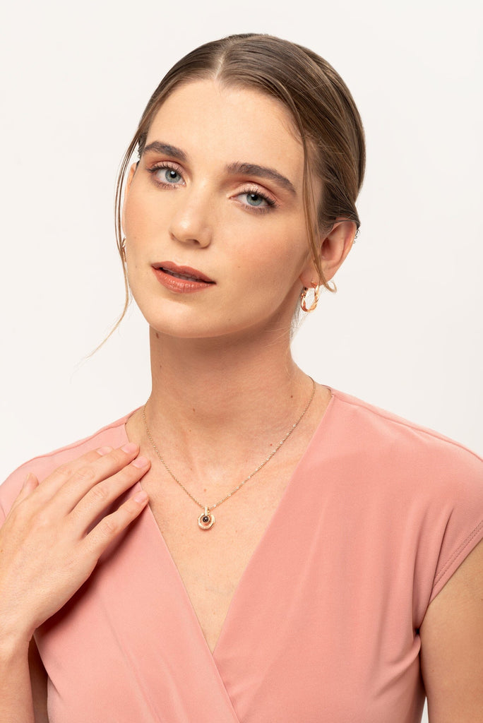 Collar Elegante Tefy - Dorado rosa COLLARES MOIXX 