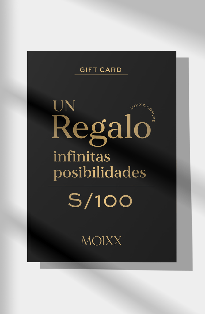 Gift Card - Tarjeta de Regalos Tarjetas de regalo MOIXX PEN 100,00 